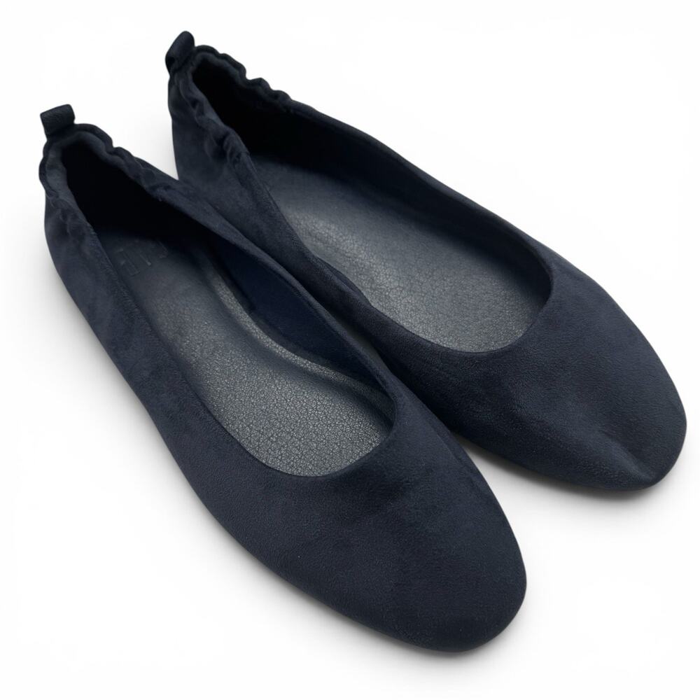 Gap Navy Blue Suede Slip On Ballet Flats Women’s Size 7